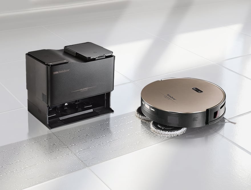 Robot aspirapolvere con stazione All-In-One >